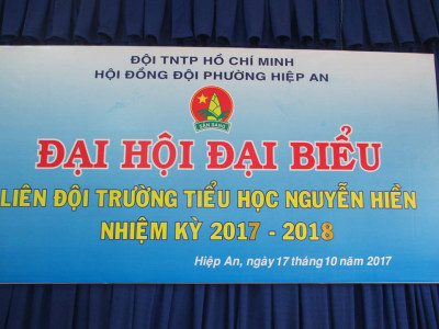 Đại hội chi đội năm học 2017 - 2018