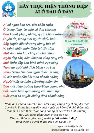 Hãy thực hiện thông điệp "Ai ở đâu ở đấy"